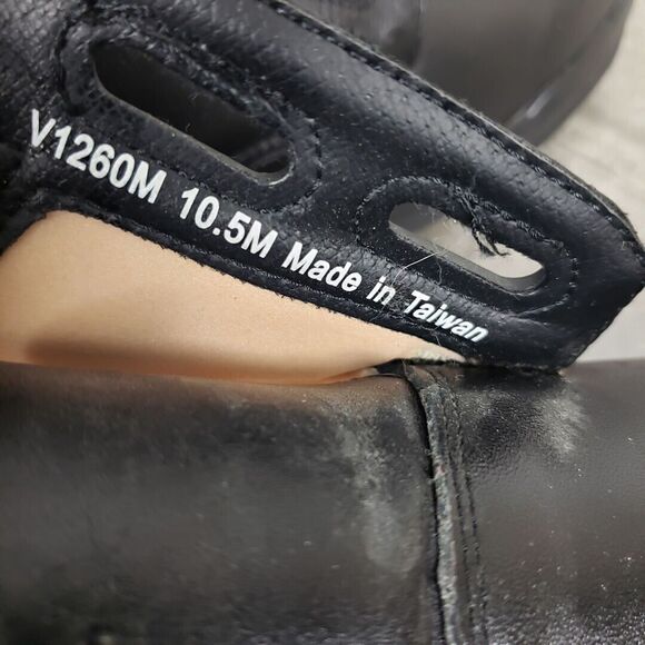 Apex Shoes Men 10.5 Black Walking Therapeutic Athletic Two Strap Slip Resistant - Picture 10 of 13